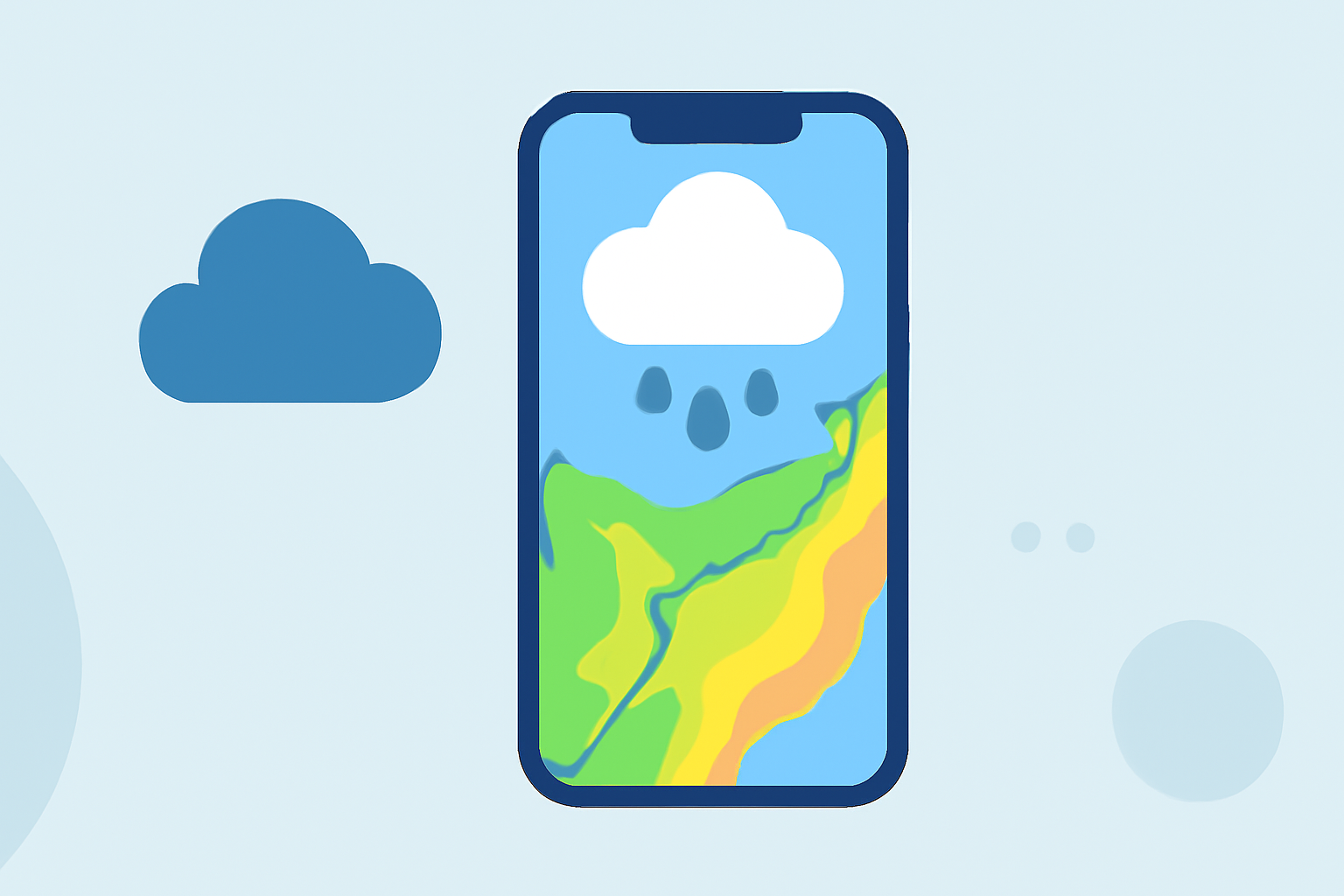 Which App Should I Use for Precipitation Maps Near the Coast?