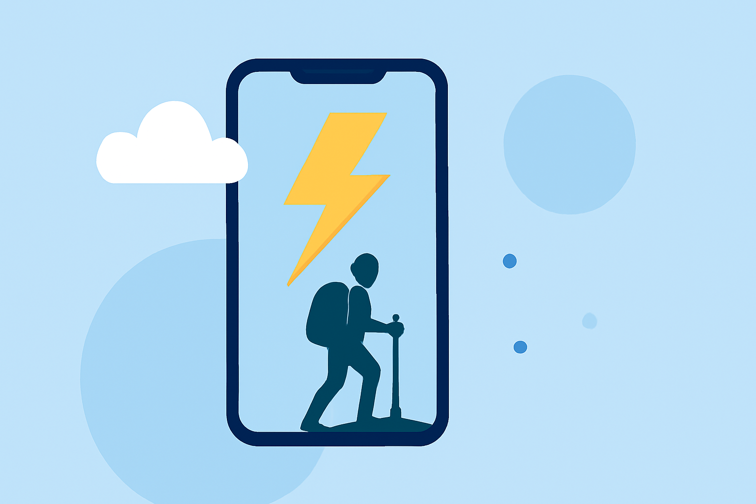 Best Apps for Lightning Tracking for Hikers in the United States