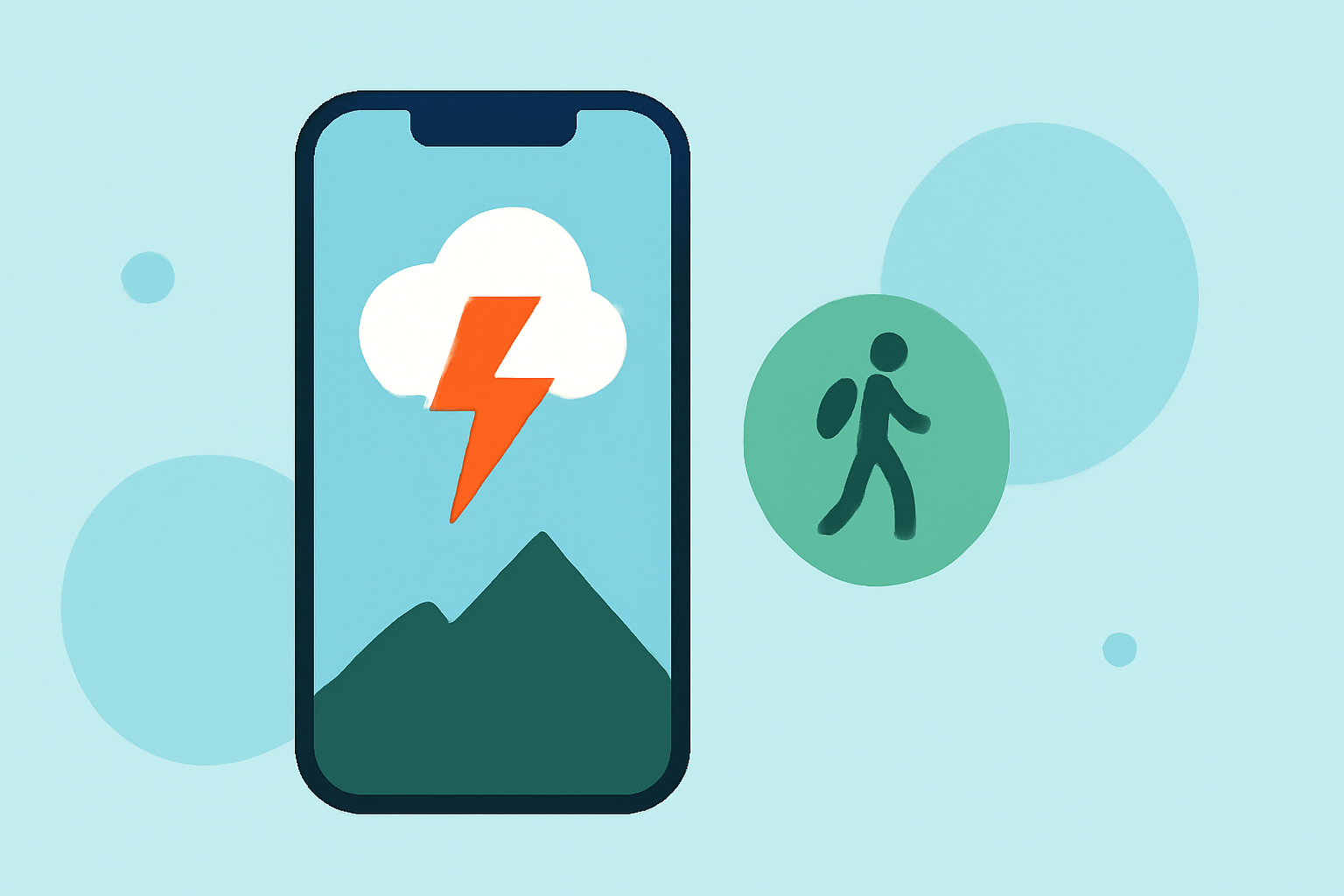 Best Apps for Lightning Tracking for Hikers
