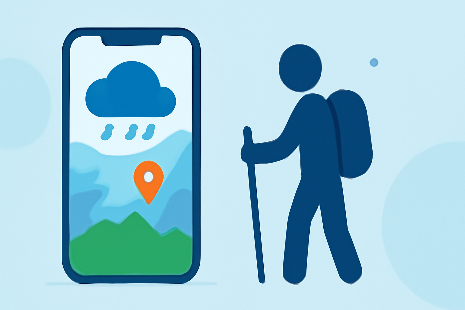 Best Apps for Precipitation Maps for Hikers