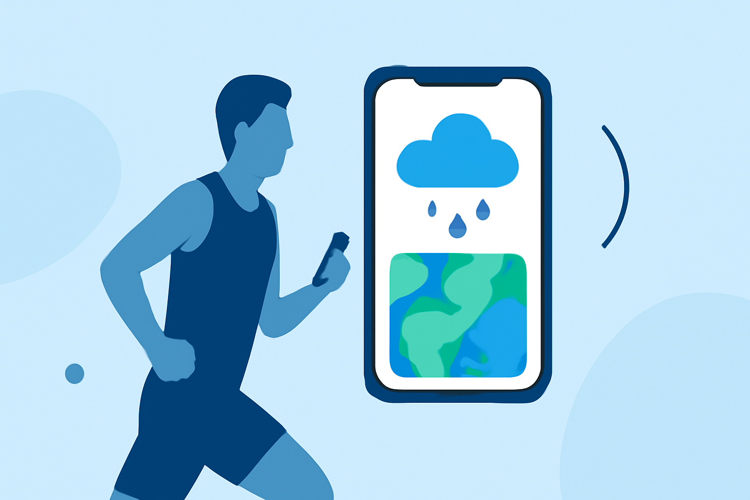 Best Apps for Precipitation Maps for Runners