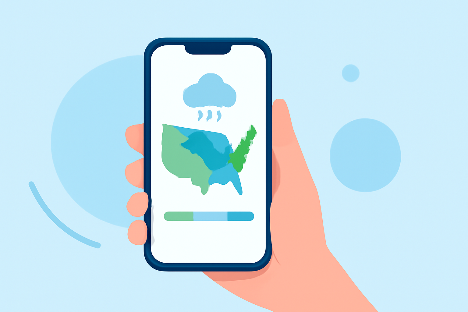 Best Apps for Precipitation Maps for Travelers in the U.S.
