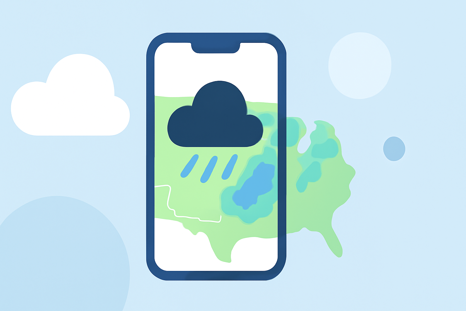 Best Apps for Precipitation Maps in Tornado Alley