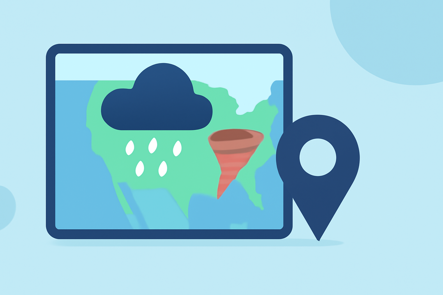 Best Apps for Precipitation Maps in Tornado Alley