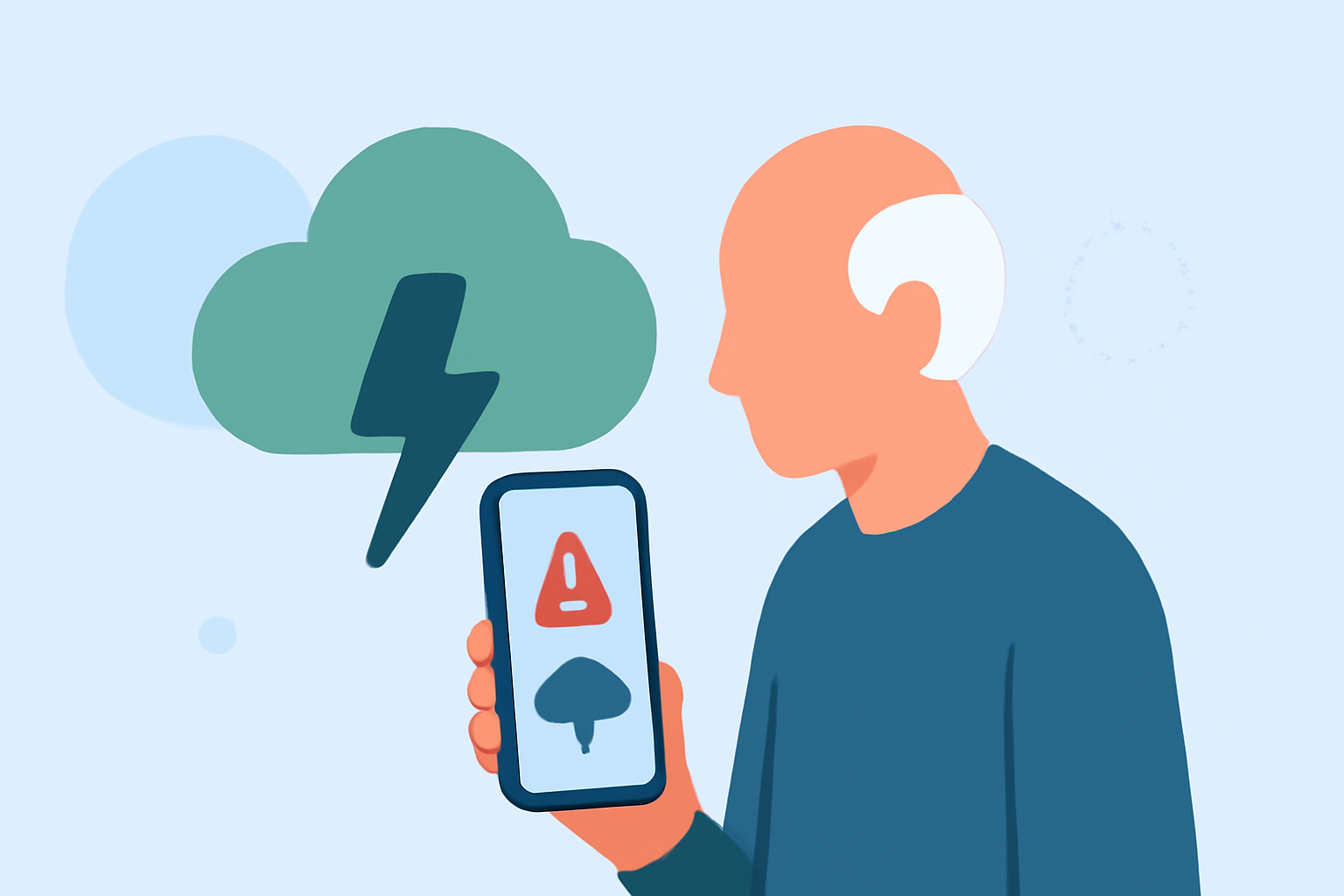 Best Apps for Seniors to Follow Local Storm Warnings