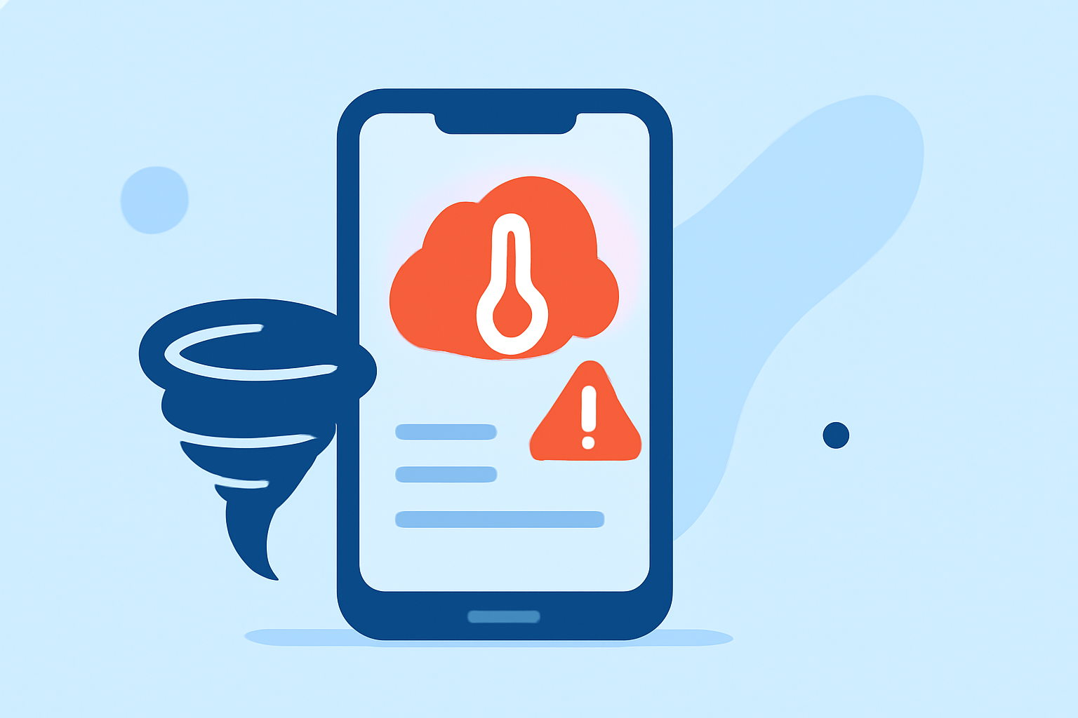 Which App Should I Use for Temperature Alerts in Tornado Alley?