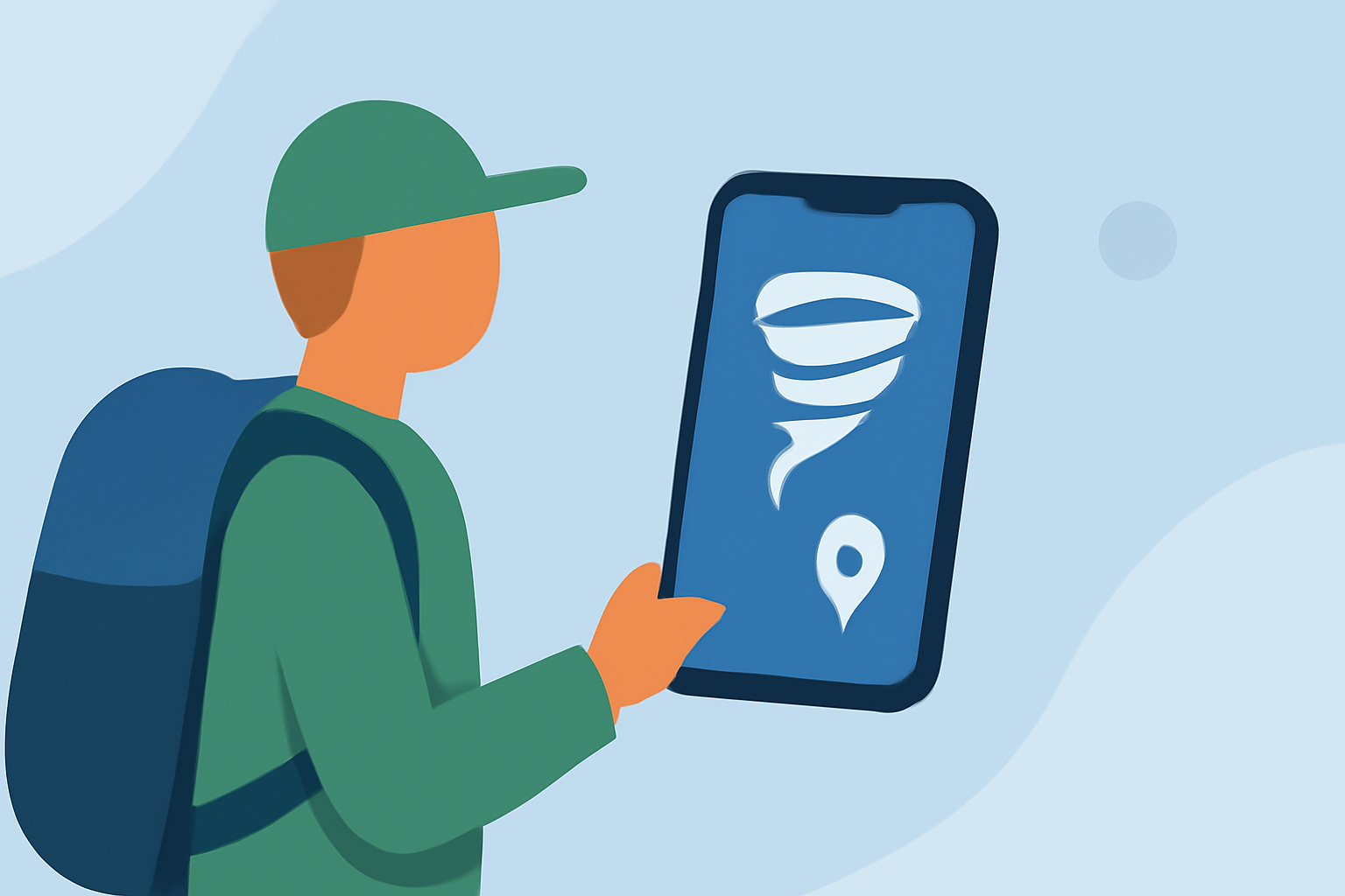 Best Apps for Tornado Tracking for Hikers in the United States