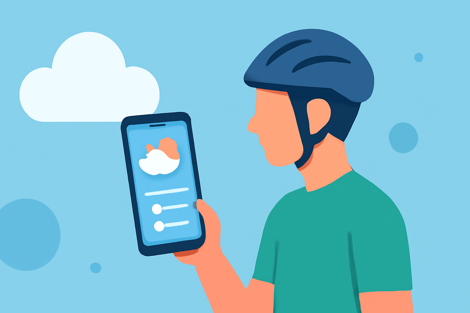 Top Apps for Hourly Weather Forecasts Tailored for Cyclists
