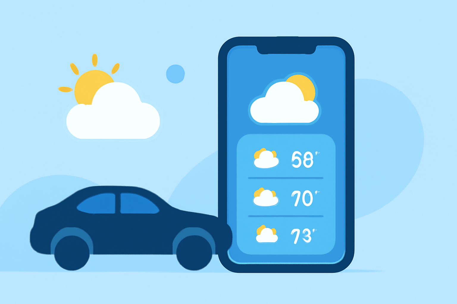 Best Apps for Hourly Weather Forecasts for Drivers in the U.S.