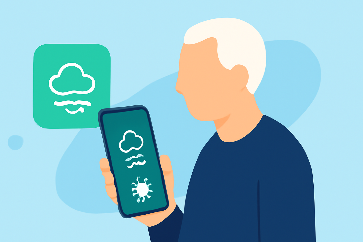Best Apps to Monitor Air Quality and Weather for Seniors