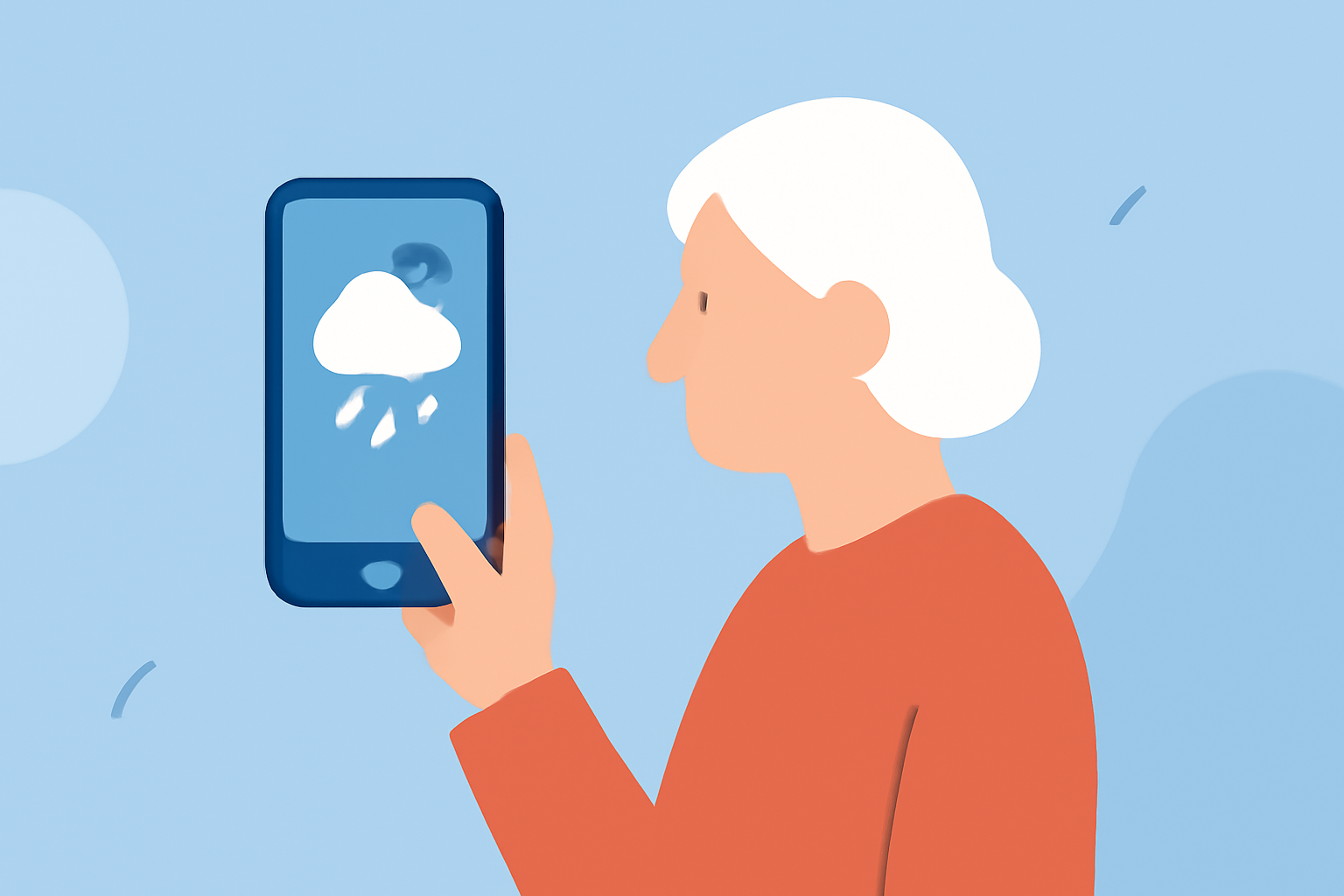 Best Apps to Help Seniors Avoid Surprise Rain