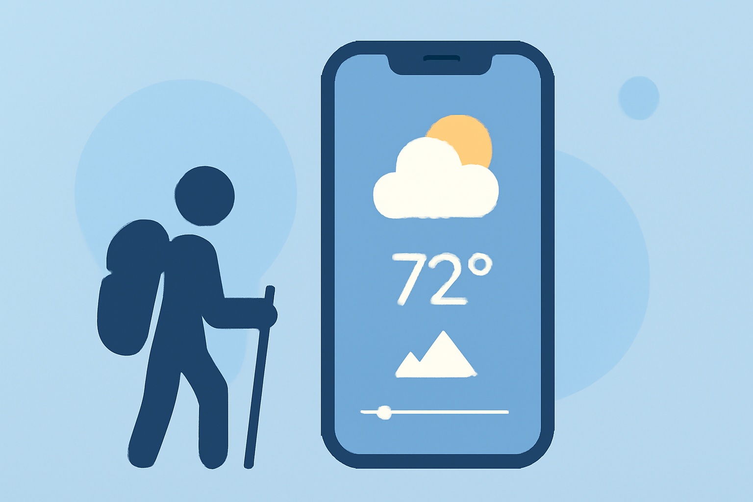 Best iOS Weather Apps with Lock Screen Widgets for Hikers