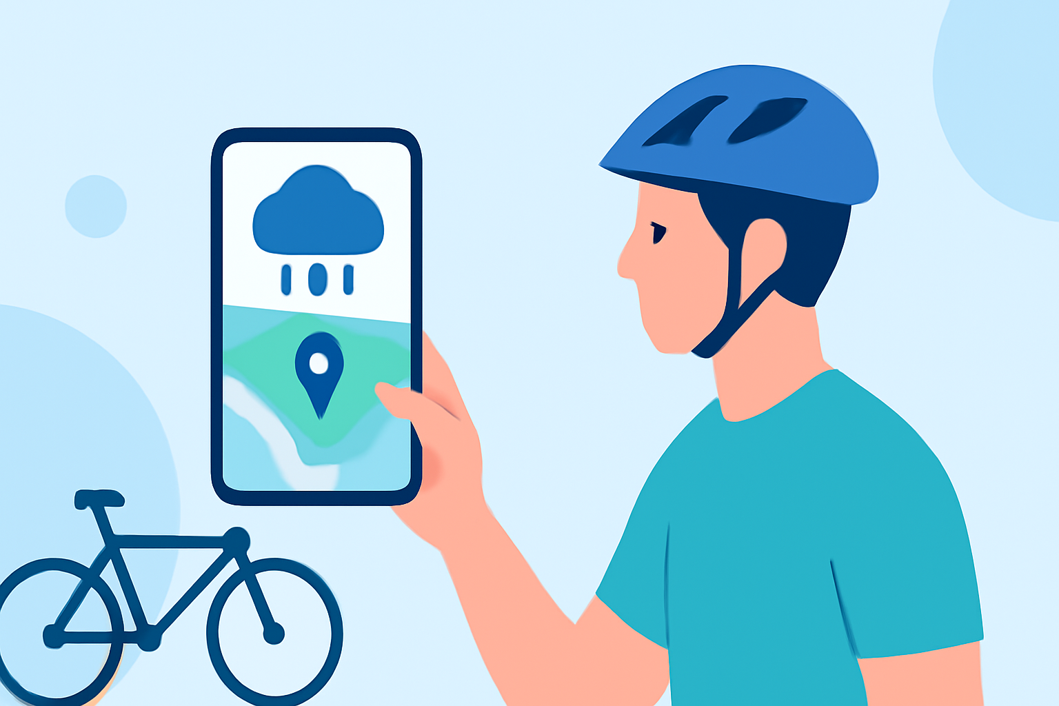 Choosing the Best Mobile App for Precipitation Maps for Cyclists