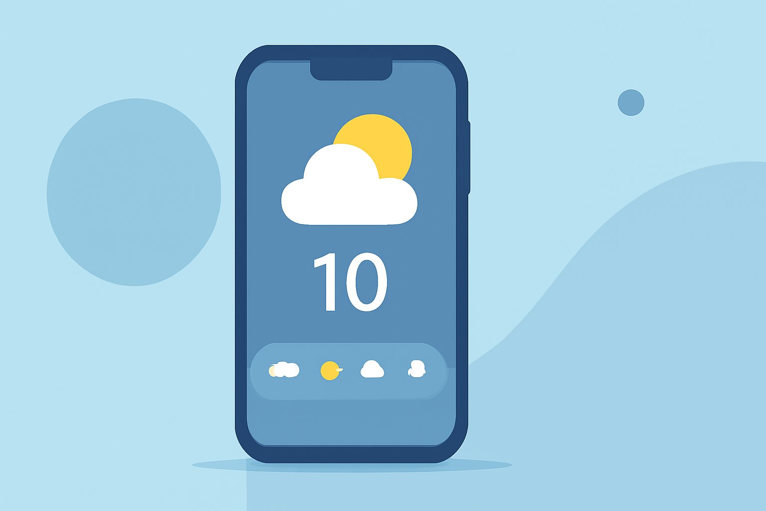 Which Mobile App Offers the Simplest Hourly Weather Forecasts?
