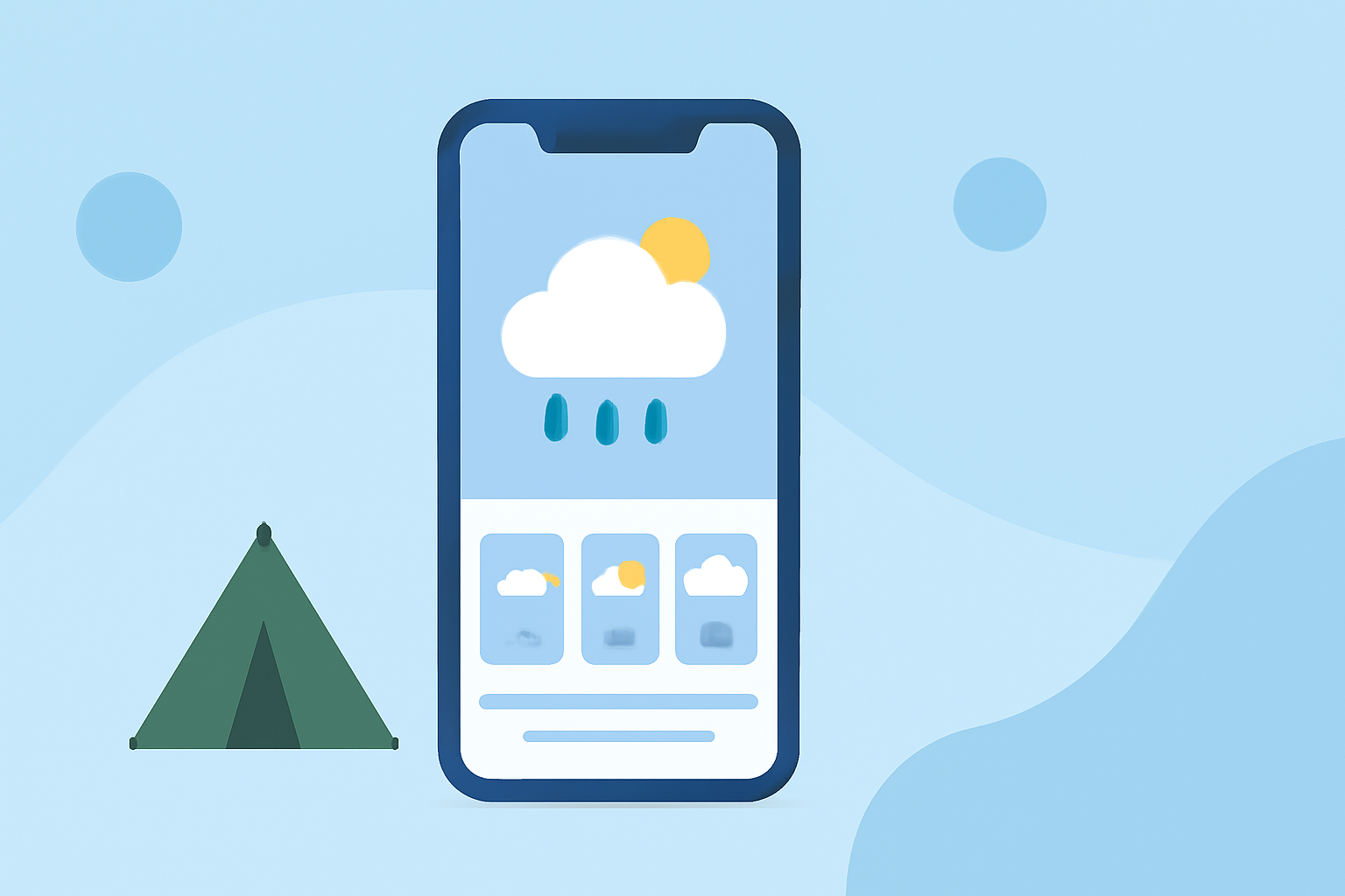 The Best Weather App for Weekly Camping Forecasts