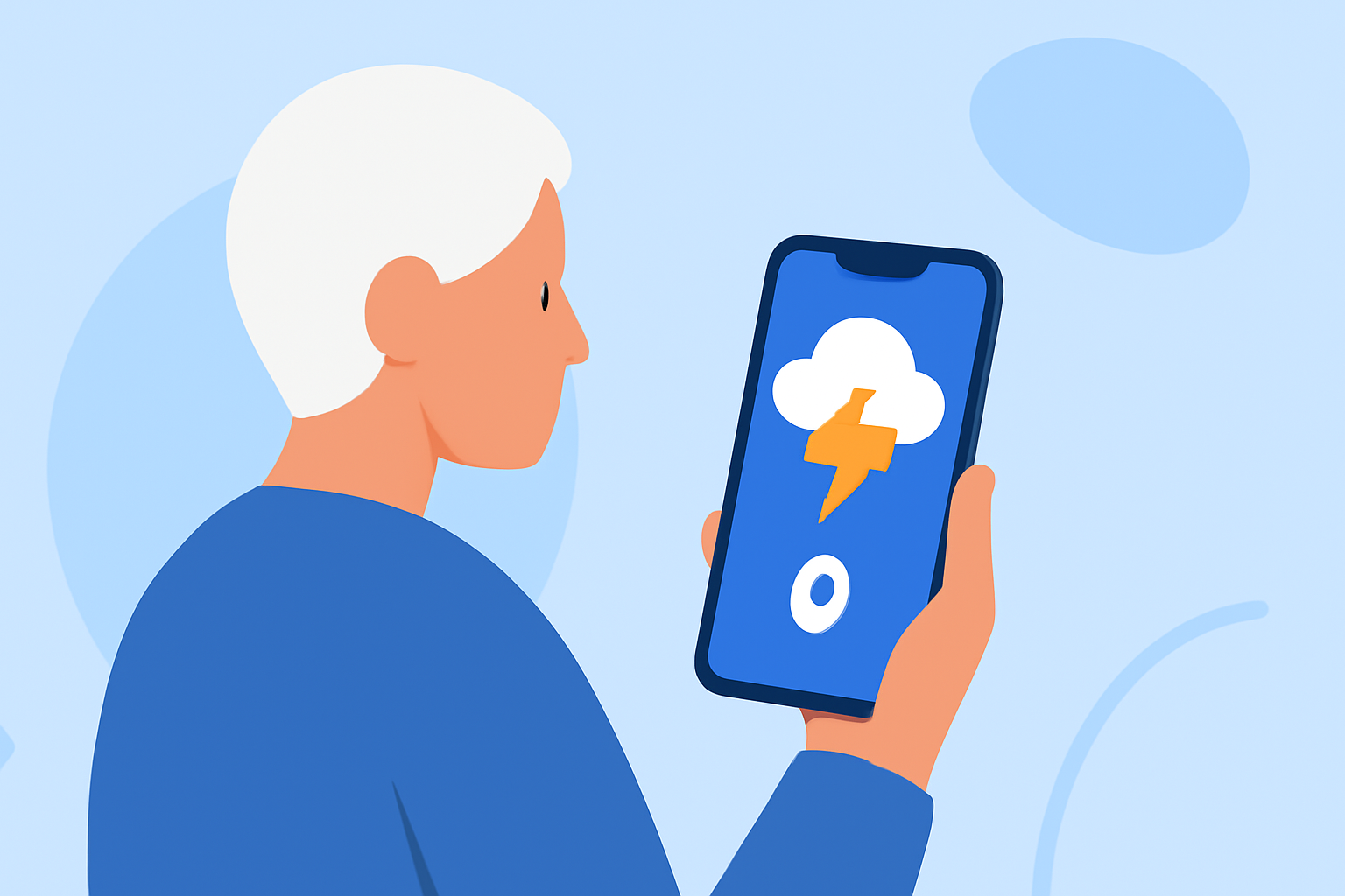 Best Weather Apps for Seniors to Track Lightning Near Their Location