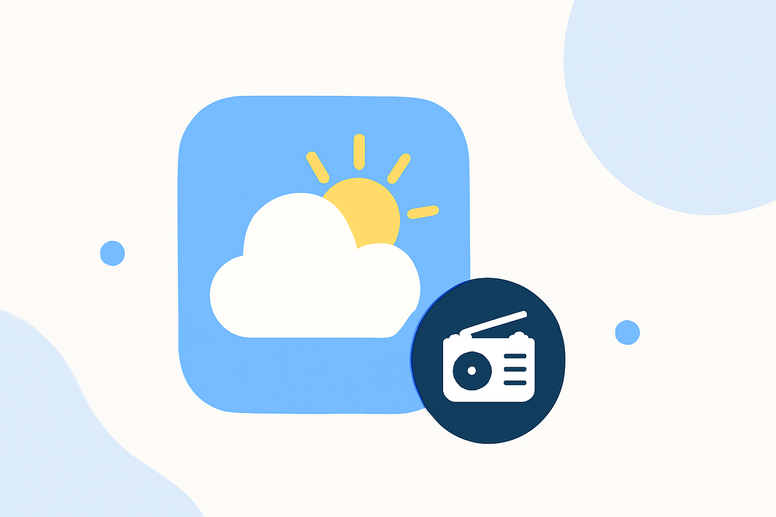 Which Weather App Should I Install for Simple Weather Forecasts and Radio Alerts?