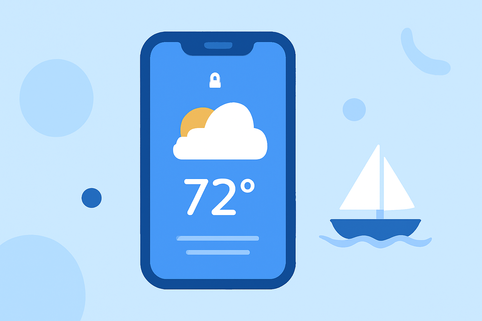 Best Weather Apps with Lock Screen Widgets for Boaters
