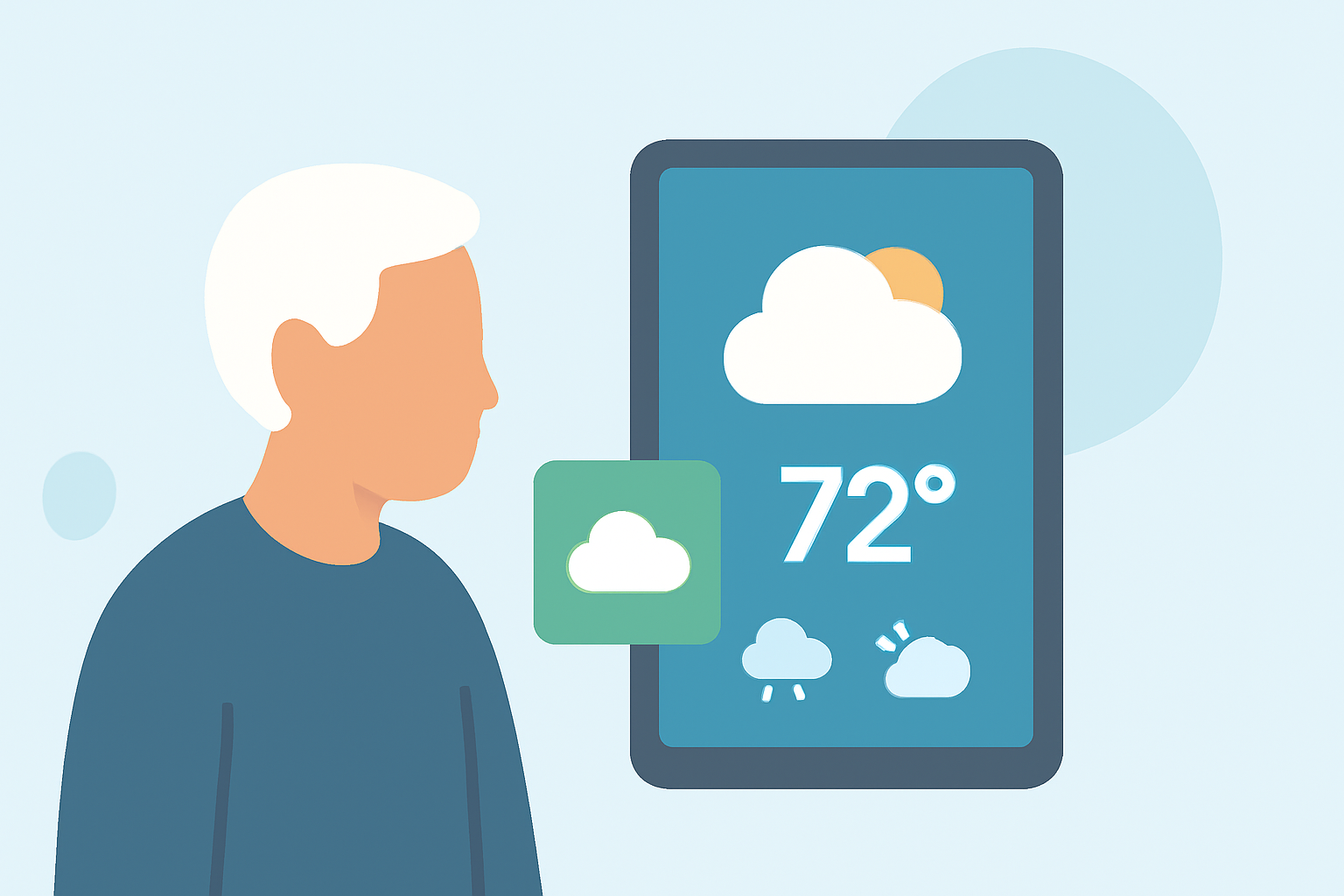 Choosing the Best Weather App with Widgets for Seniors