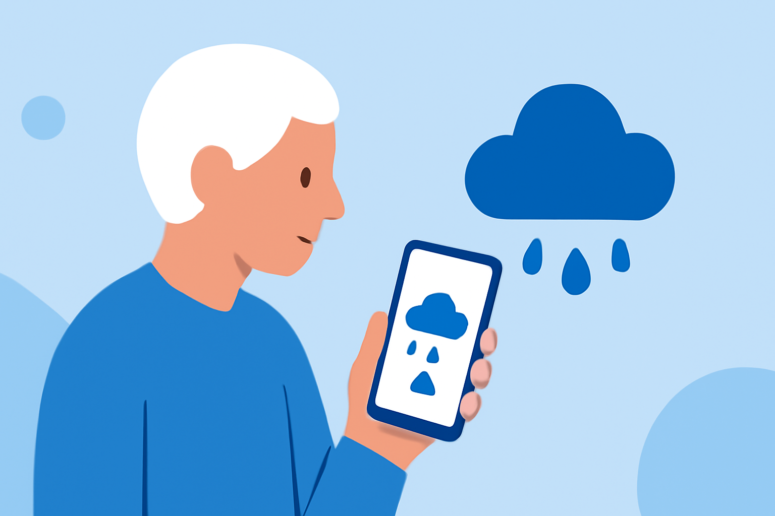 How Seniors Can Avoid Surprise Rain with Weather Apps