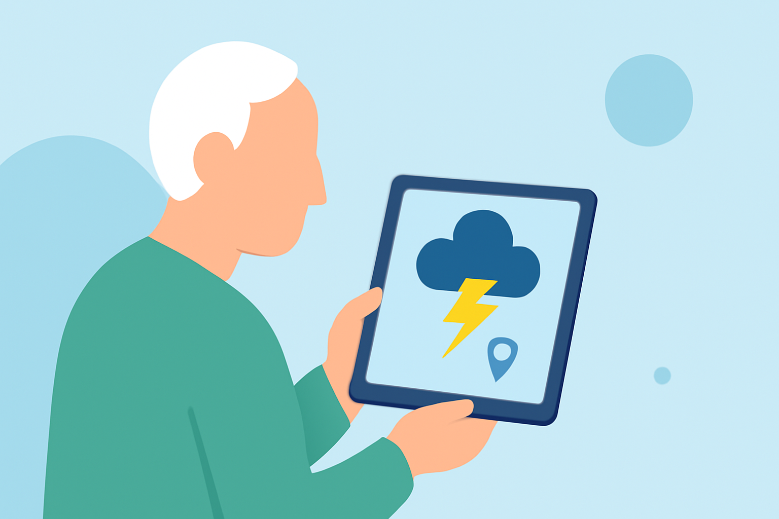 How Seniors Can Effectively Track Lightning Near Their Location