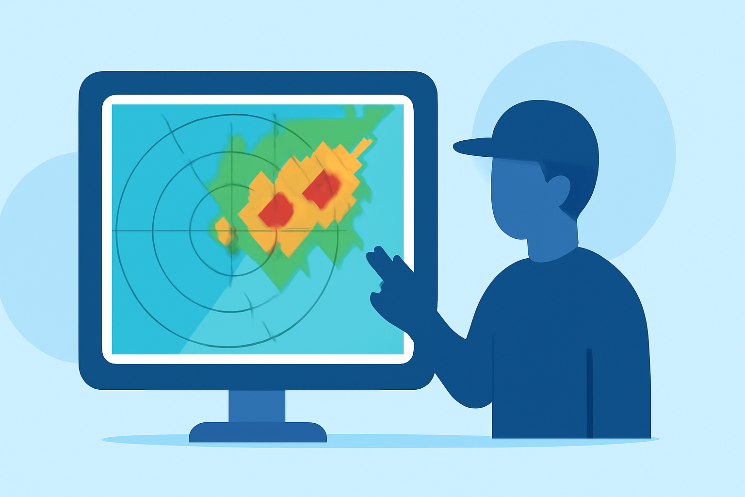 How to Read a Weather Radar Map for Fishermen