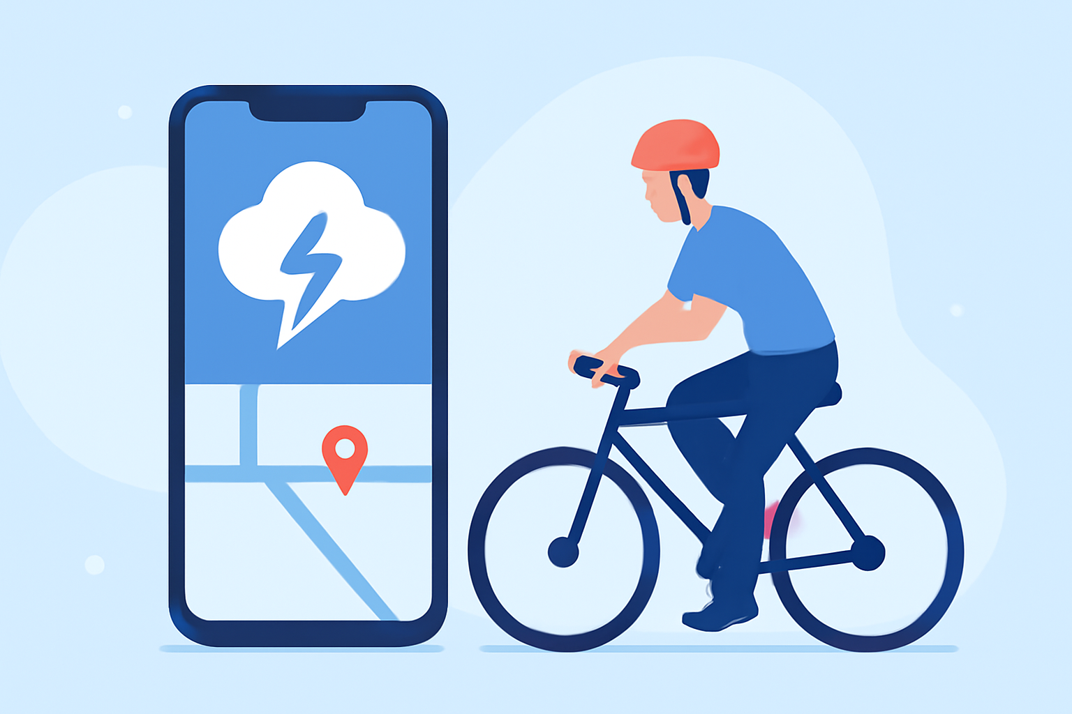 Top iOS Apps for Lightning Tracking for Cyclists