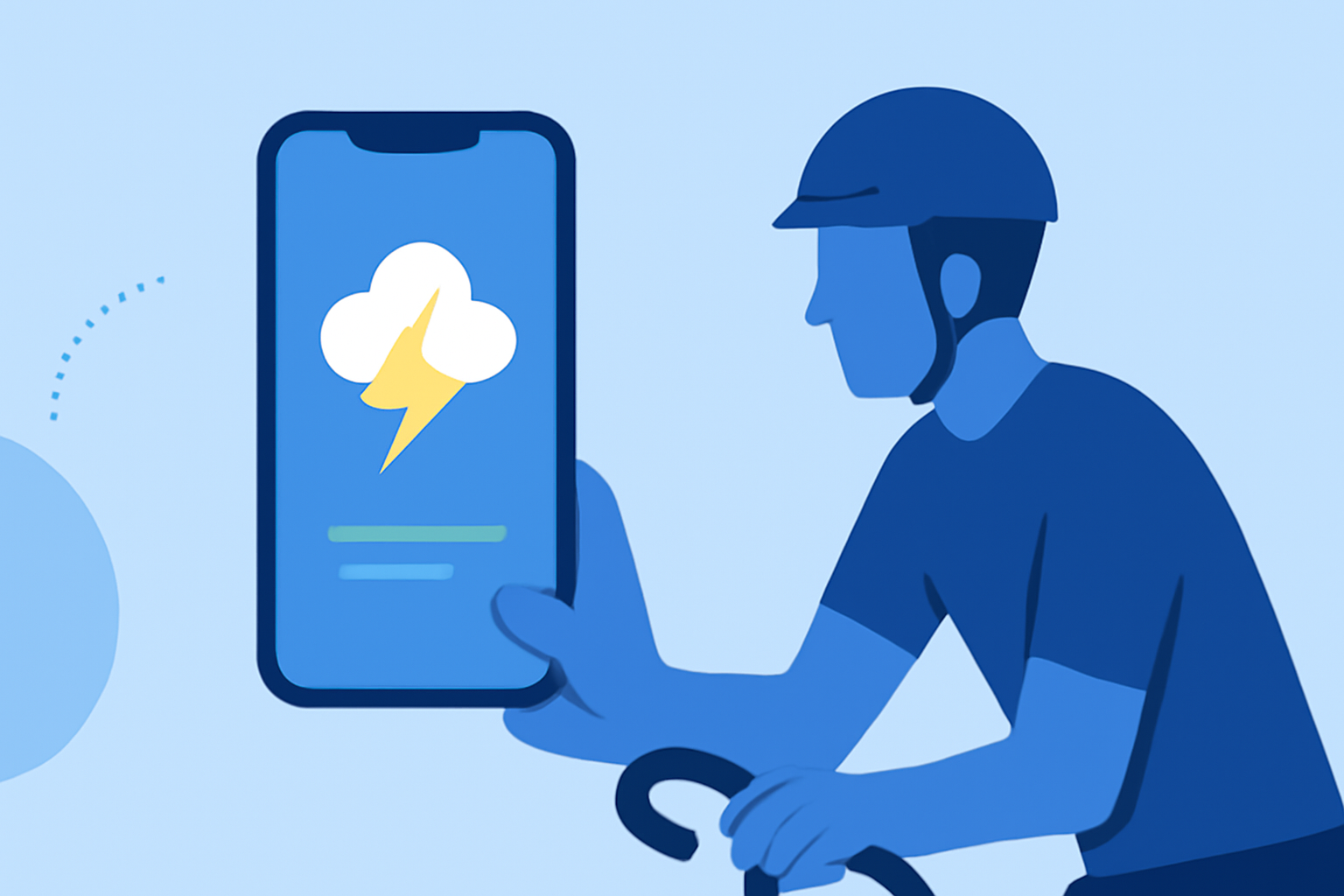 The Best iOS App for Lightning Tracking for Cyclists