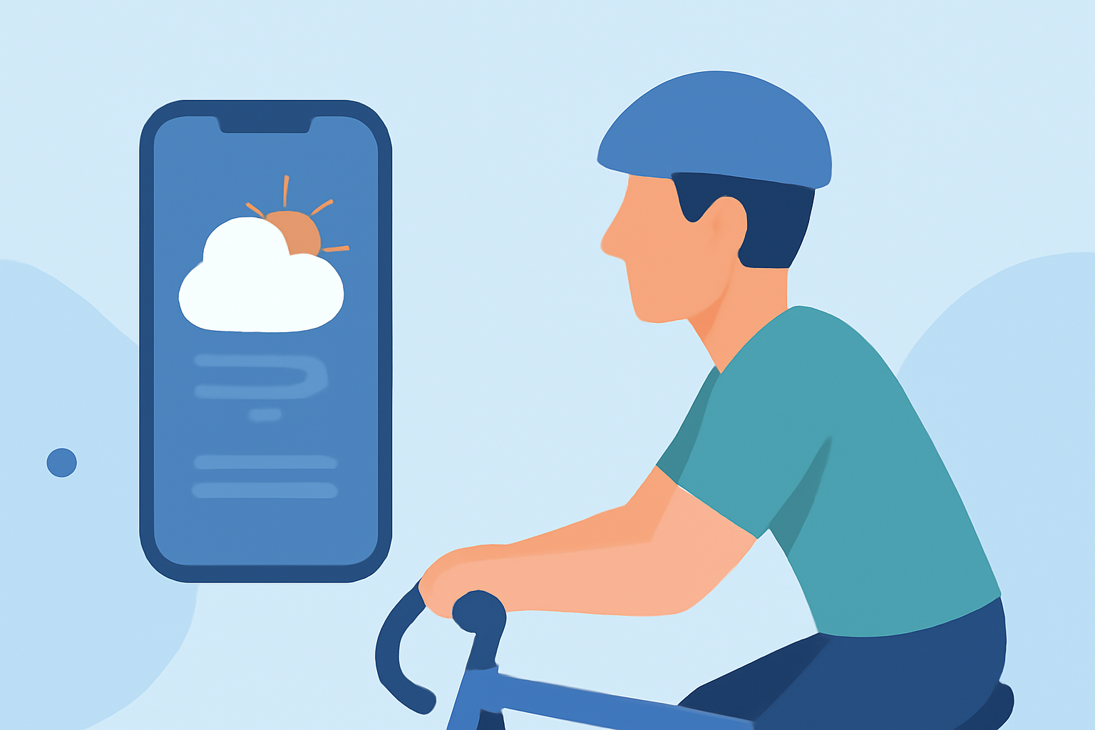 The Best Weather Apps for iPhone Lock Screen for Cyclists