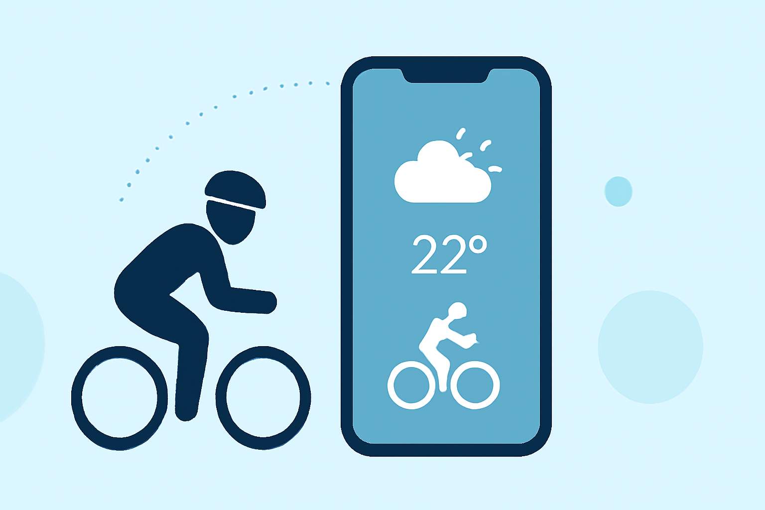 The Best App for Lock Screen Weather for Cyclists