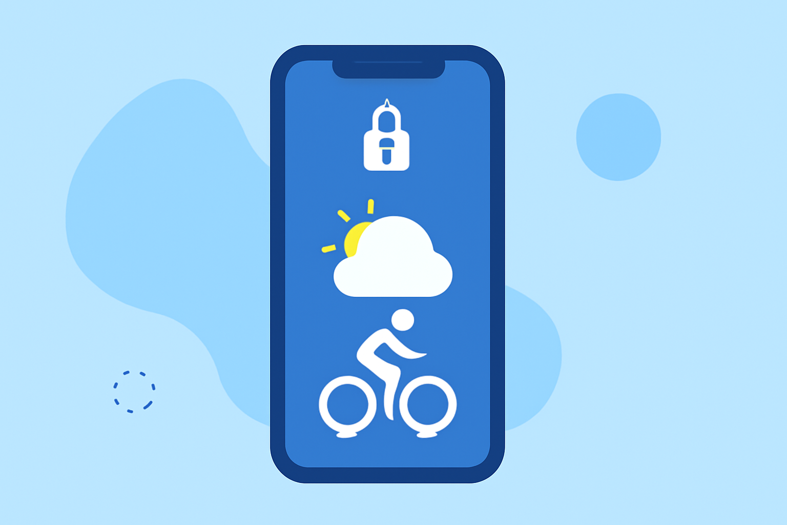 The Best Lock Screen Weather App for Cyclists: Clime and Beyond
