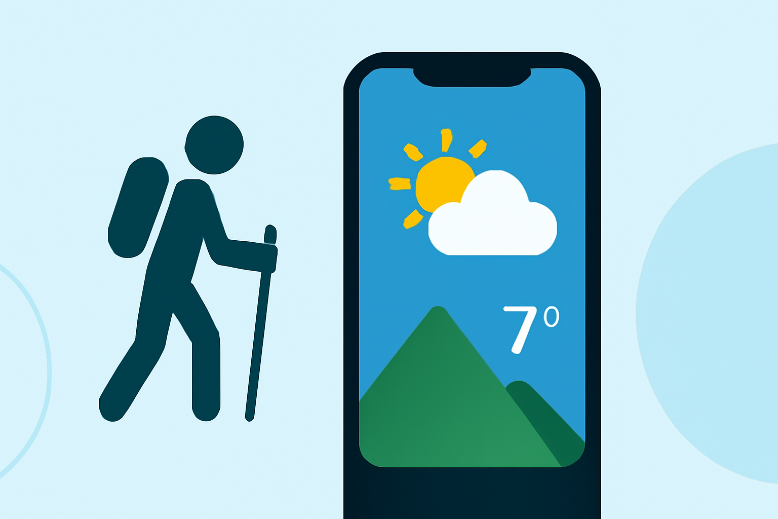 The Best Mobile App for Lock Screen Weather for Hikers