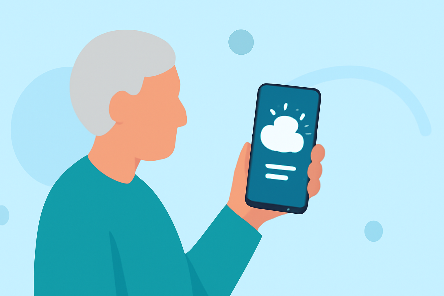 The Best Way to Monitor Weather for Elderly Parents Commuting