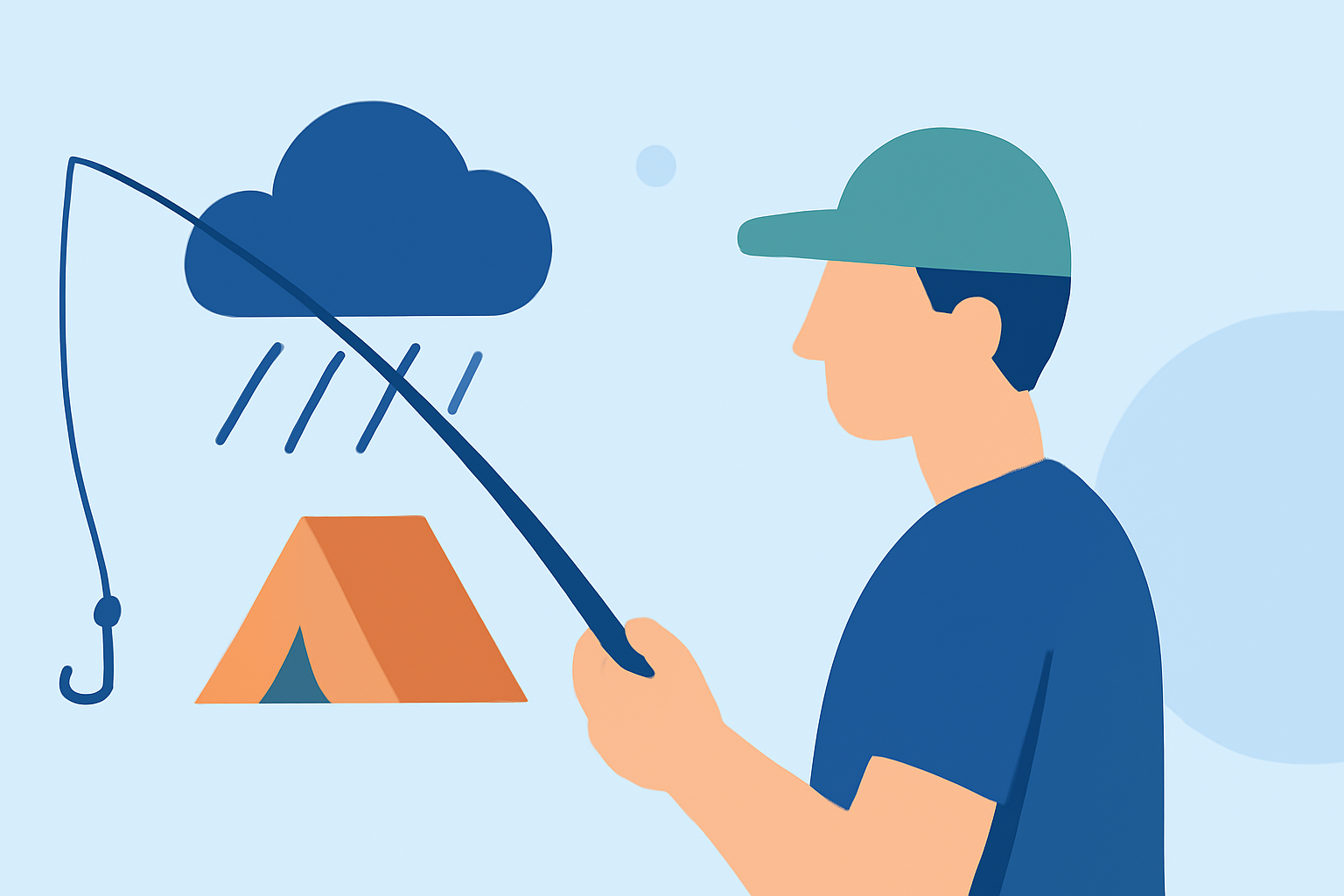 How to Plan a Camping Trip Around Storms for Fishermen