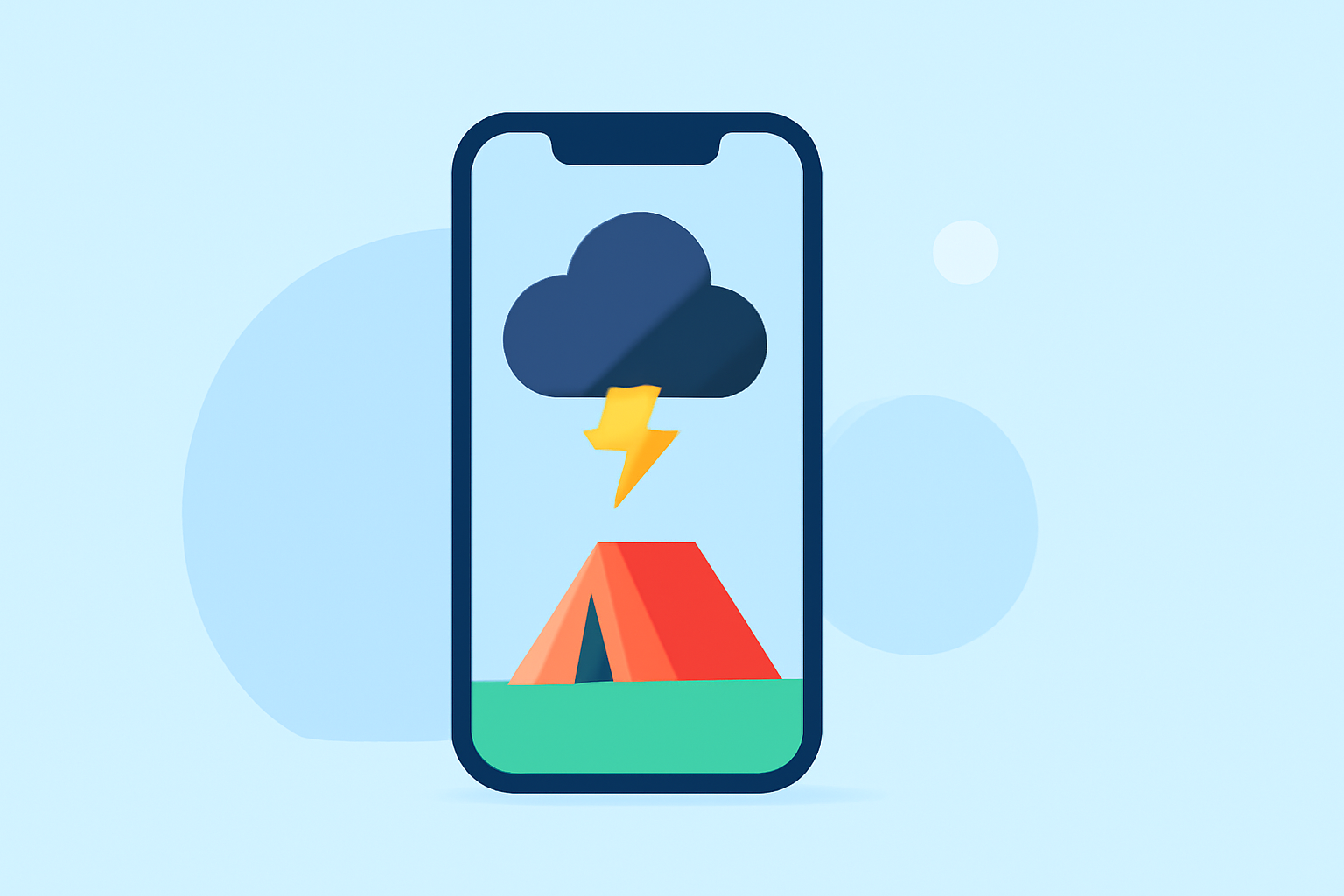 Planning Camping Trips Around Storms: Top App for iPhone Users