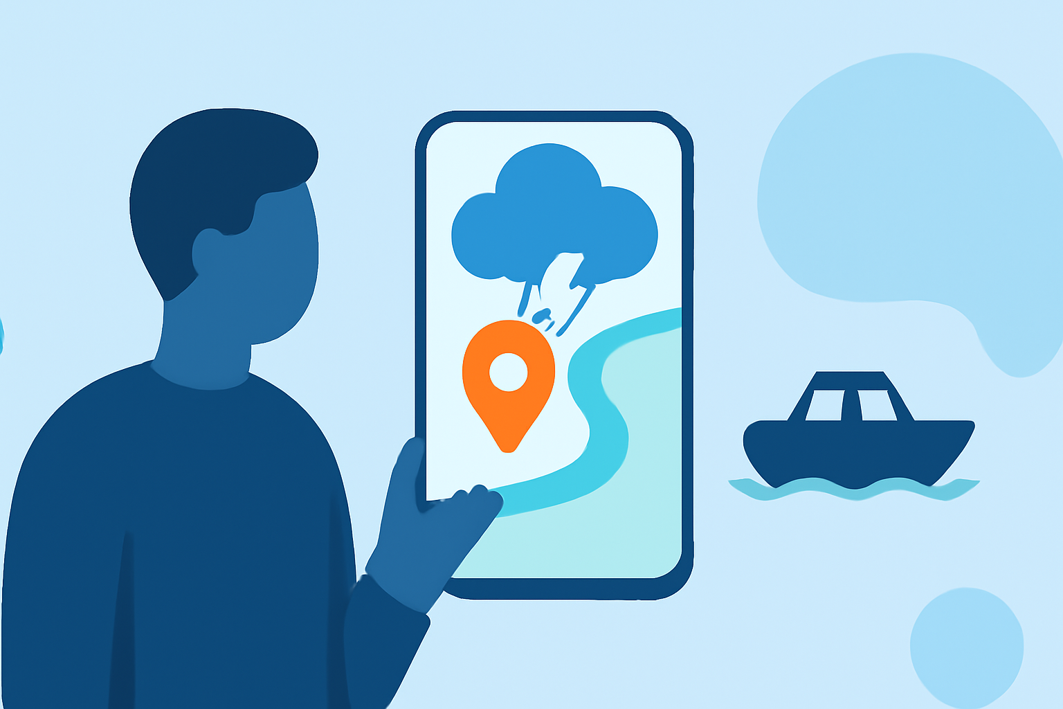 Planning Storm-Aware Road Trips for Boaters: The Best Apps