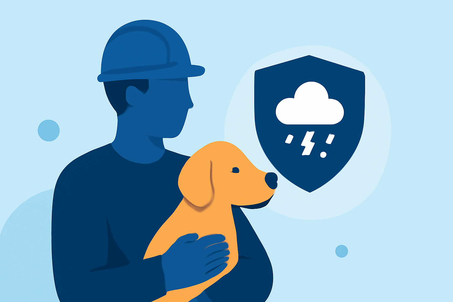 How to Protect Pets During Severe Weather for Outdoor Workers
