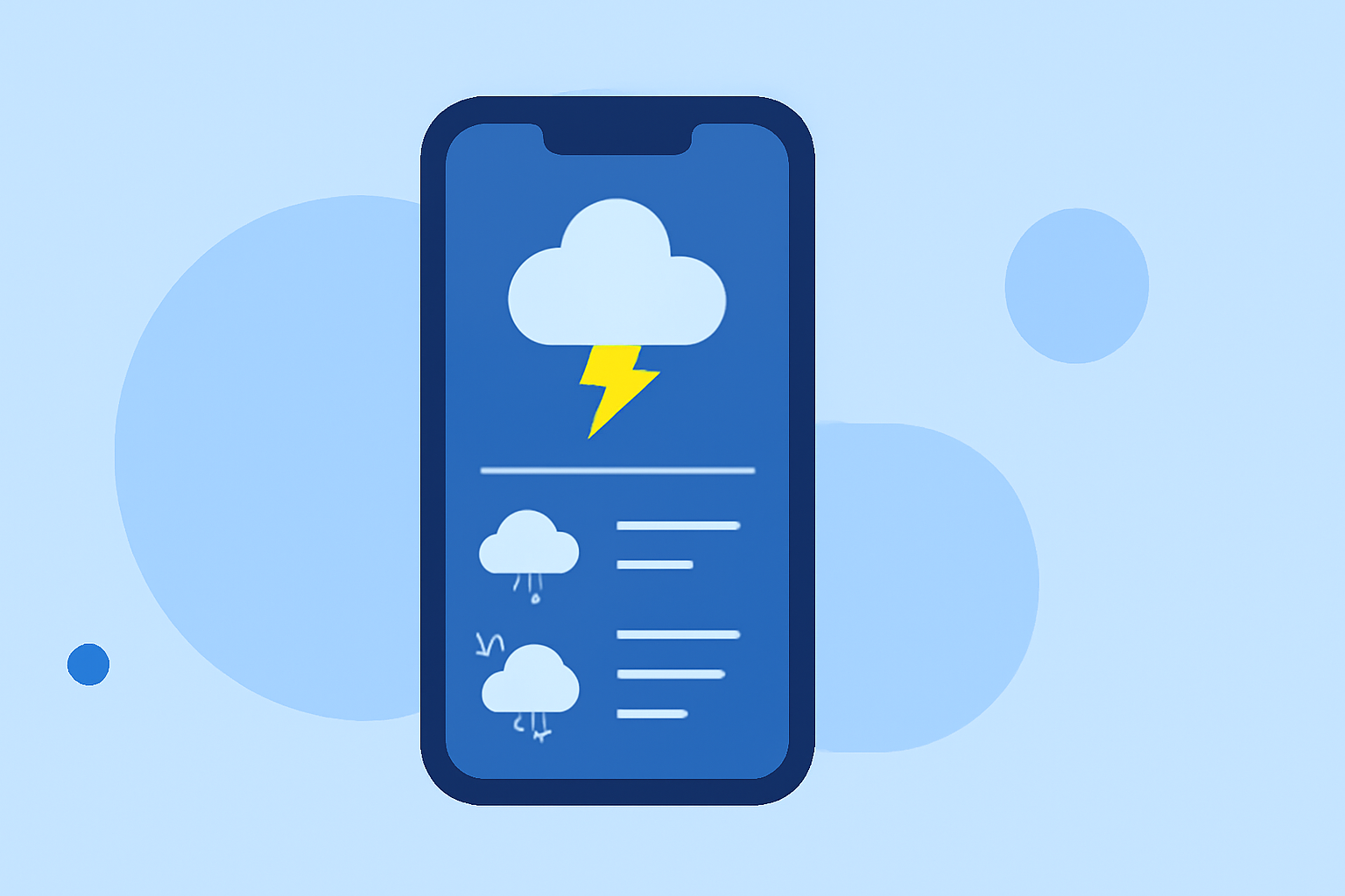 Top Apps for Weekly Forecasts in Storm-Prone Areas