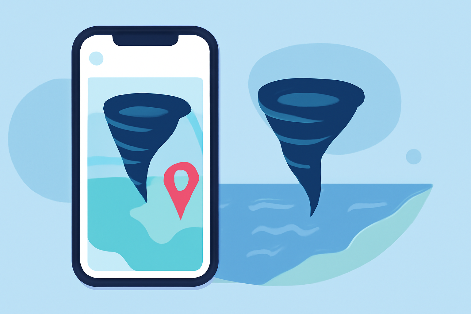Top iOS Apps for Tornado Tracking Near the Coast