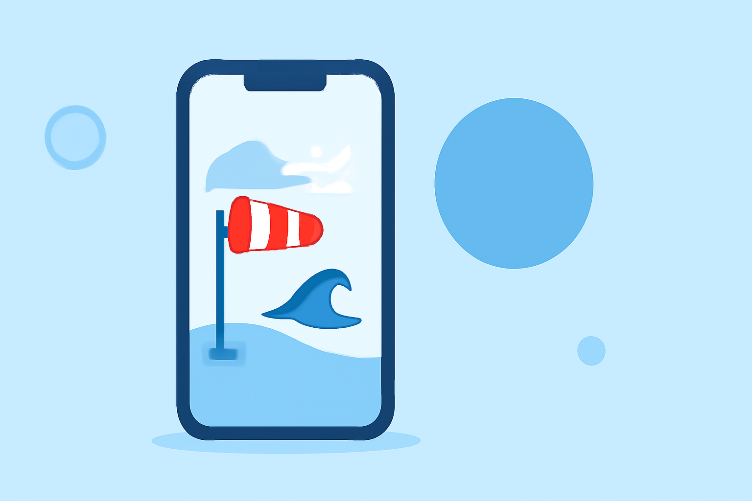 Top iPhone Apps for Coastal Wind Forecasts