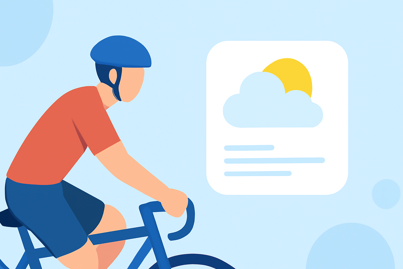 Top Weather Widget Apps for Cyclists