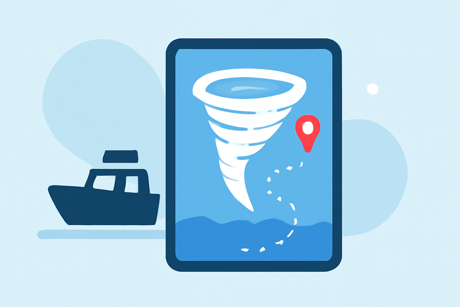 Which App Should Boat Owners Use for Tornado Tracking?
