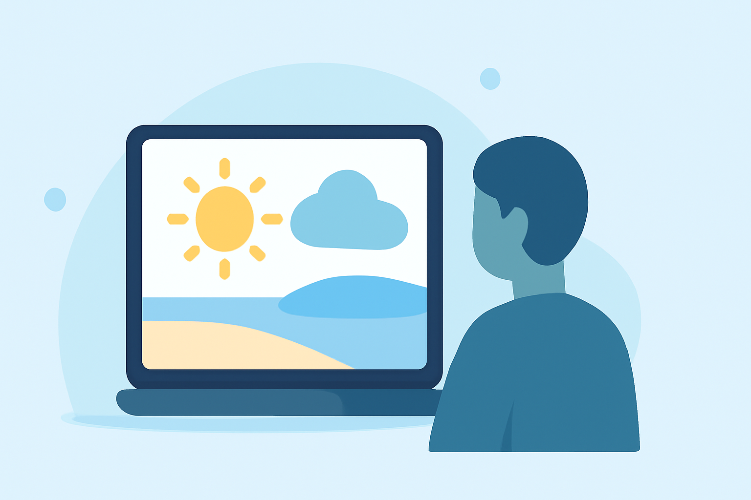 How to Track Beach Weather Before a Trip for Drivers