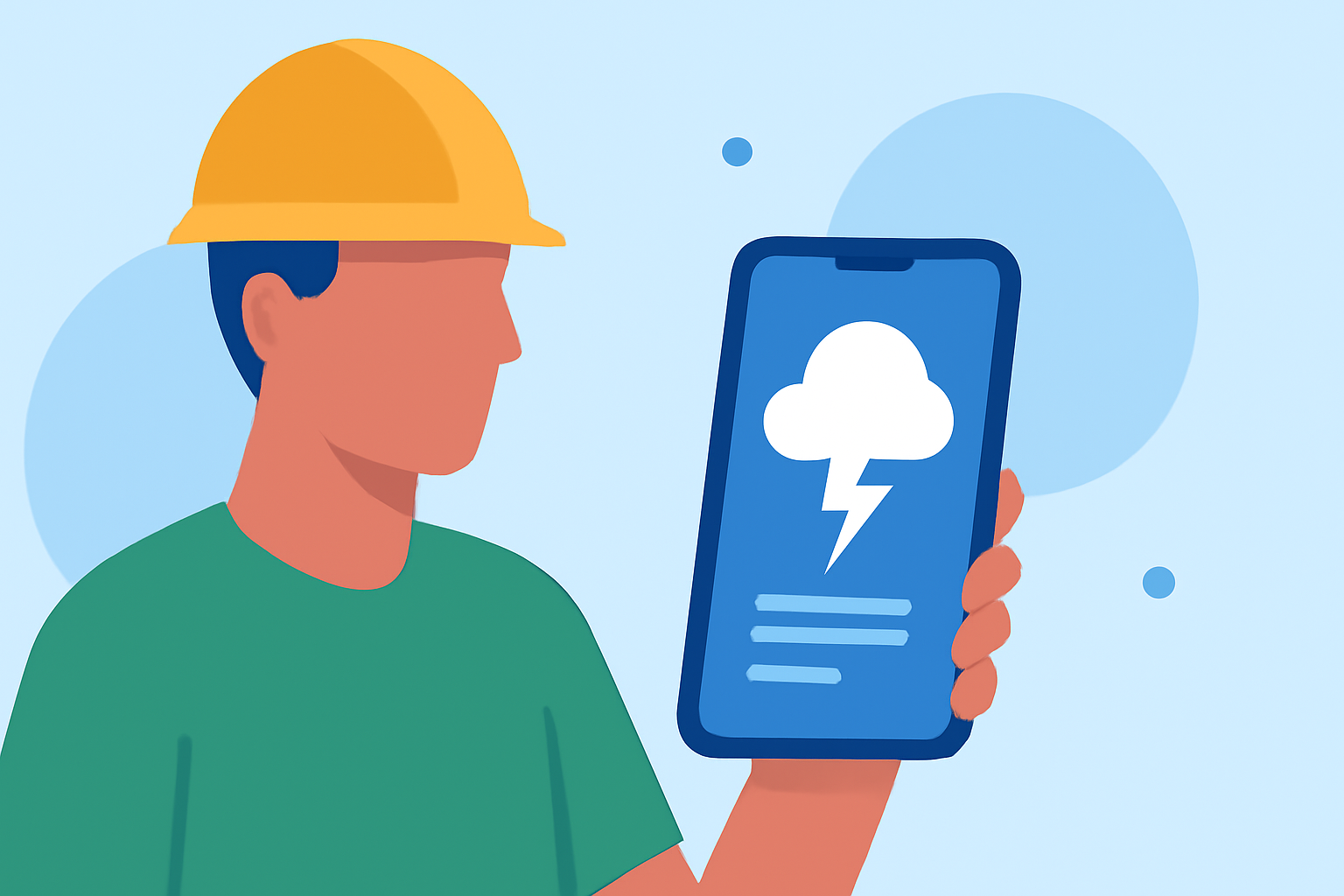 Tracking Storms Without Watching TV: The Best Apps for Outdoor Workers
