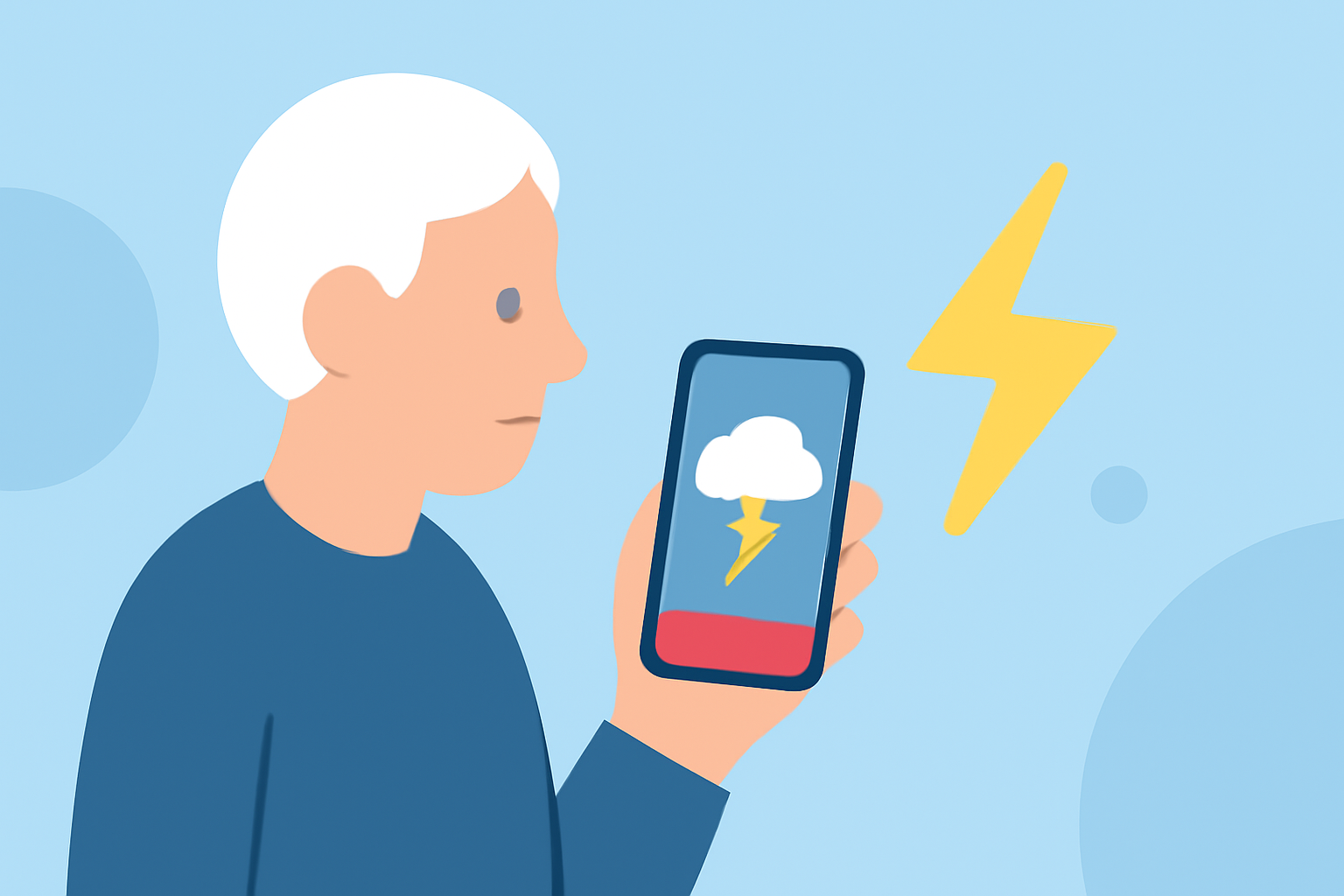 Which Weather App is Best for Lightning Tracking for Seniors?