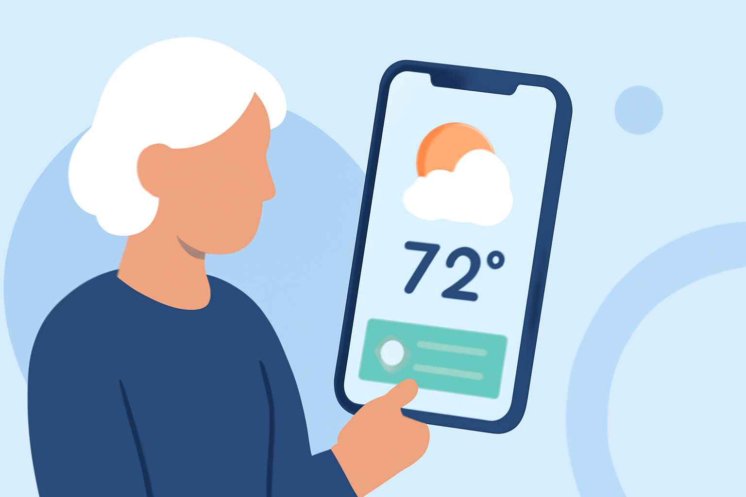 Finding the Best Weather App for Temperature Alerts for Seniors