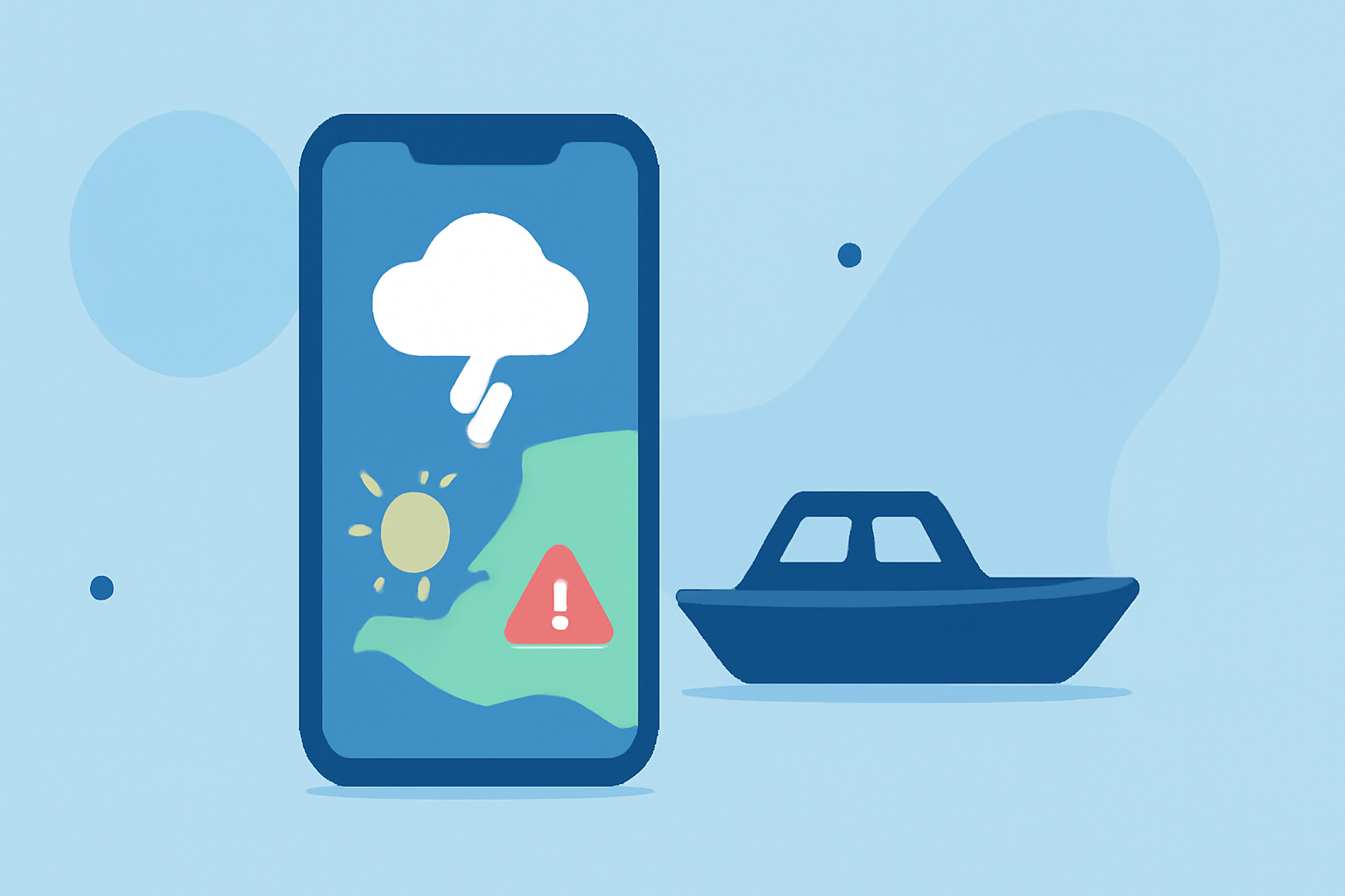 Which Weather App Should I Install to Follow Local Storm Warnings for Boaters?