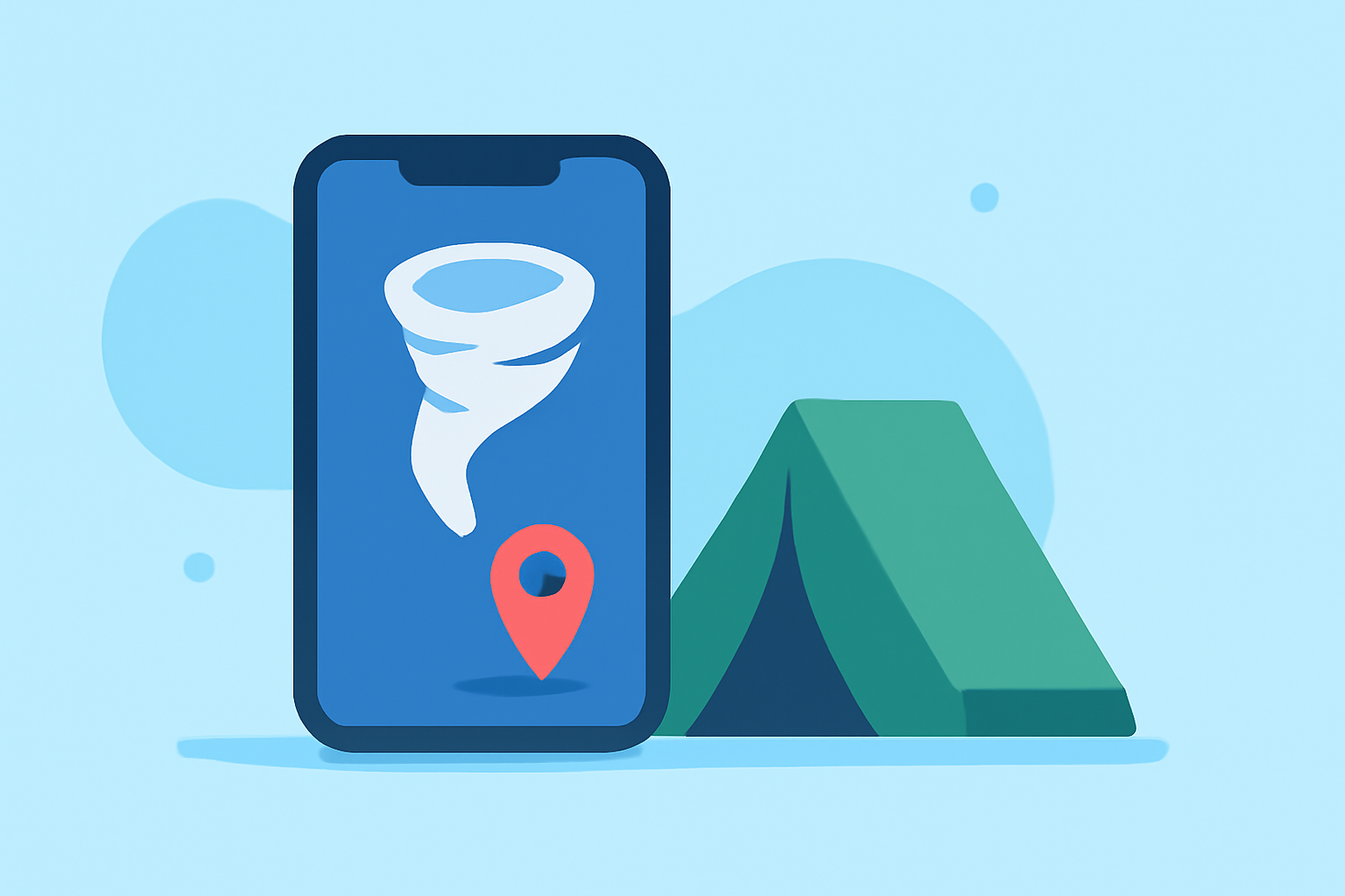 The Best Weather Apps for Tornado Tracking for Campers