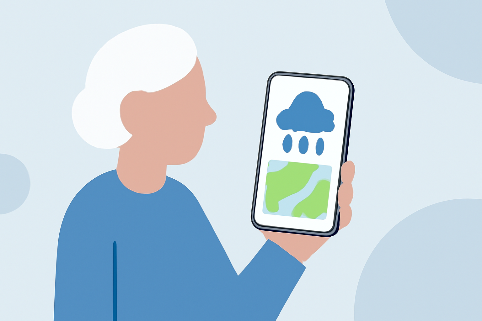 Which App is Best for Senior-Friendly Precipitation Maps?