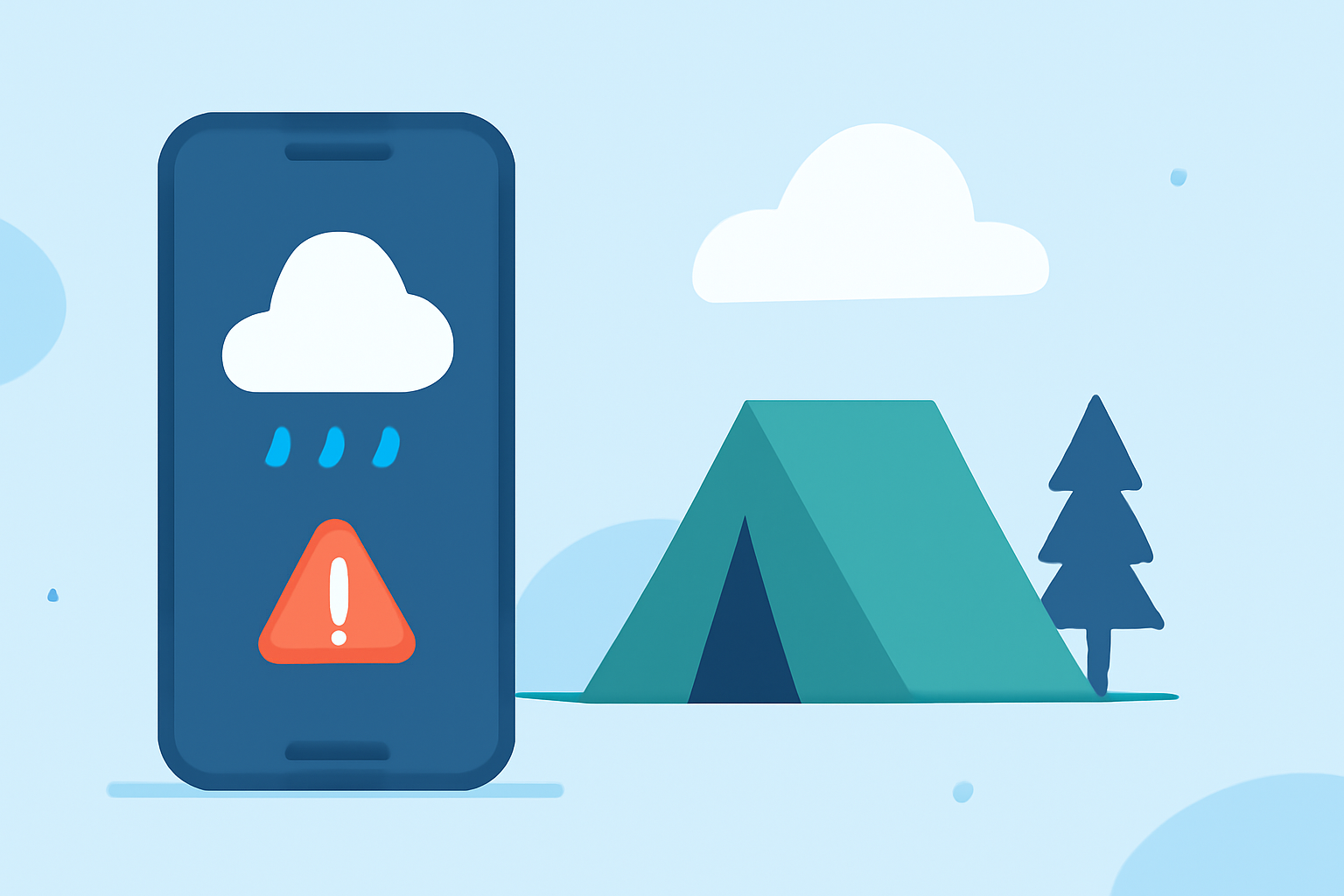 Which App Should I Use for Rain Alerts for Campers?